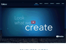 Tablet Screenshot of bleumarketing.com